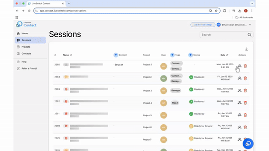 Demo of LiveSwitch's Documentation feature